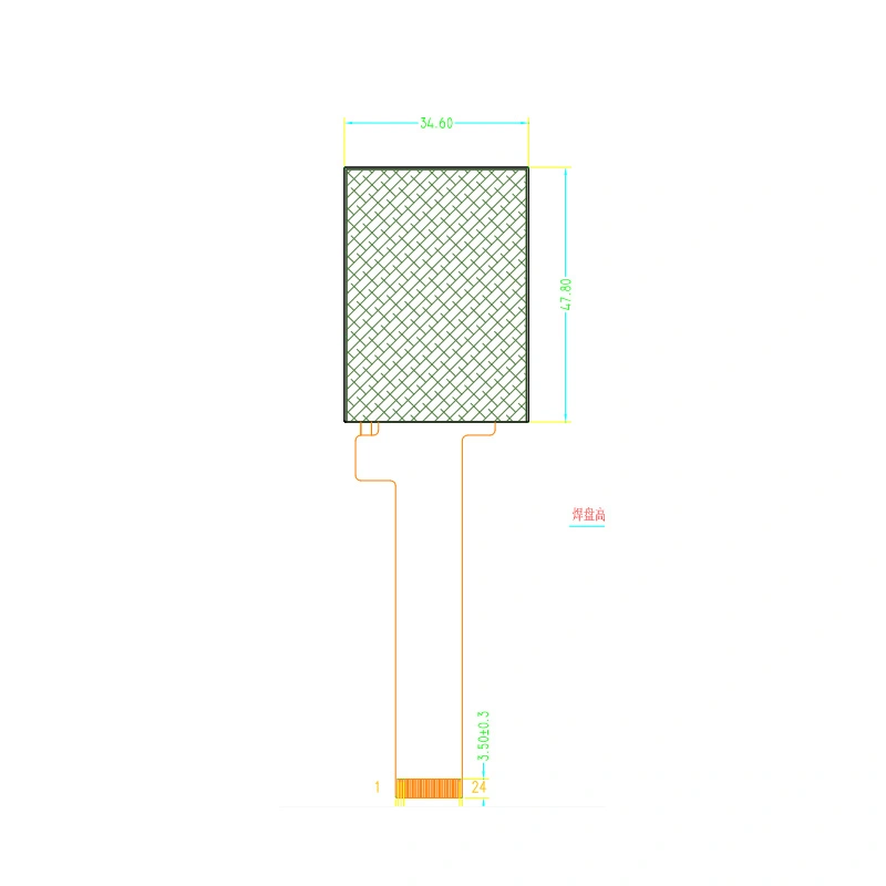 Display modulo rotondo TFT da 2.0 pollici 240*320